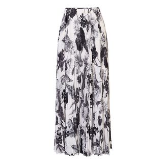 Karen Millen + Floral Print Tiered Maxi Skirt