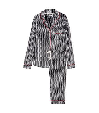 DKNY + Printed Velour Pajama Set
