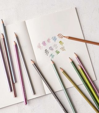Urban Outfitters + Metallic Colored Pencils Set