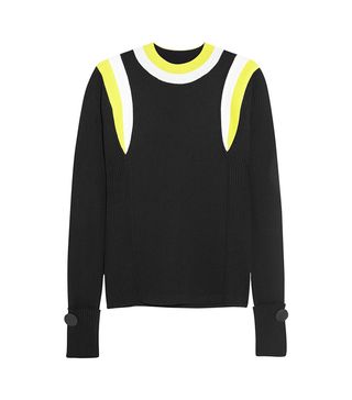 Marni + Ribbed Color-Block Wool Sweater