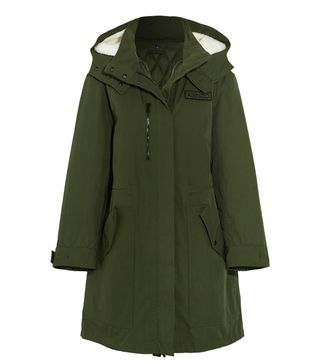Kenzo + Faux Shearling-Lined Cotton-Blend Canvas Parka