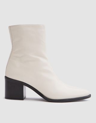 Alumnae + Simple Bootie with Chunky Heel
