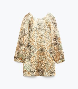 Zara + Shimmer Jacquard Dress
