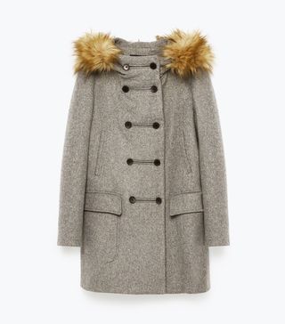 Zara + Hooded Trench Coat