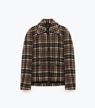 Zara + Check Coat