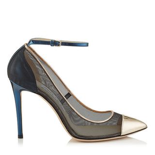 Jimmy Choo + Tower 100 Pointy Toe Pumps