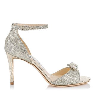 Jimmy Choo + Tori 85 Sandals With Jewelled Clip