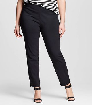Who What Wear + Plus Size Skinny Crop Pants