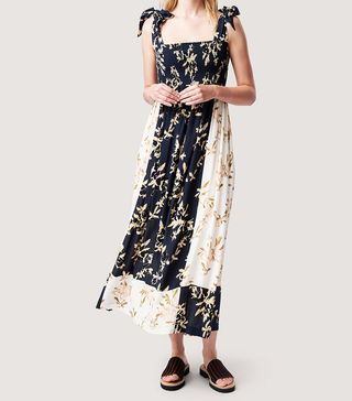 Ganni + St. Pierre Crepe Maxi Dress