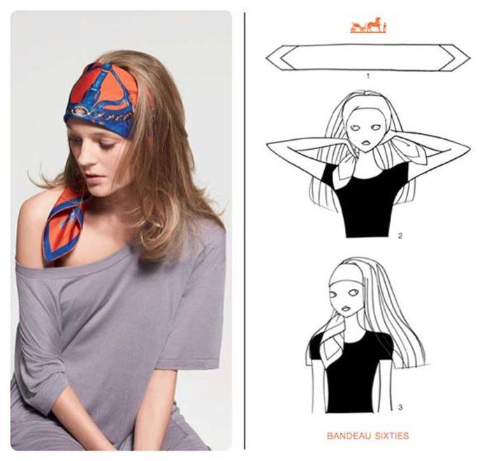 How Hermès Wants You to Tie Your Scarf | Who What Wear