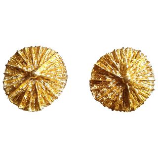 Yves Saint Laurent + Gold Earrings