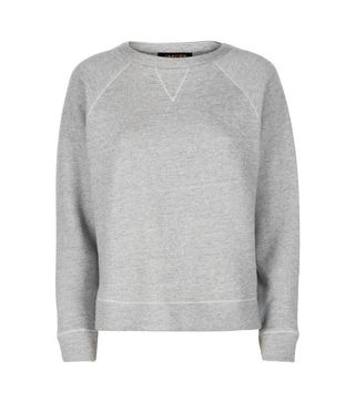 Jaeger + Jersey Grey Marl Sweatshirt