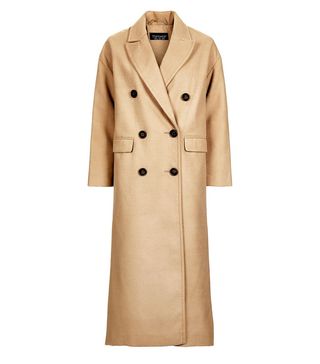 Topshop + Double Breasted Slouch Coat