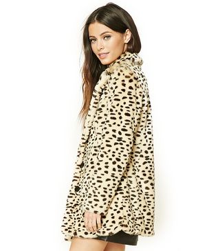 Forever 21 + Faux Fur Cheetah Print Coat