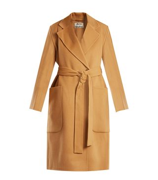 Acne Studios + Carice Double-Breasted Wool-Blend Coat