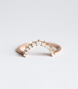 Capucinne + Diamond Crown Ring