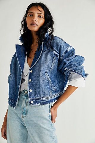 Free People + Now or Never Denim Jacket