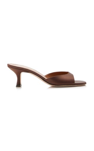 Staud + Brigitte Satin Mules