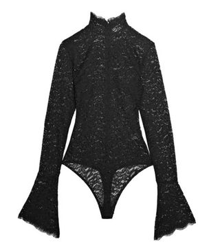 Alix + Haven Corded Stretch-Lace Bodysuit