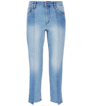 Étoile Isabel Marant + Clancy Cropped High-Rise Straight-Leg Jeans