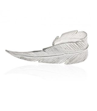 Daisy Knights + Breeze Large Feather Ring in Silver