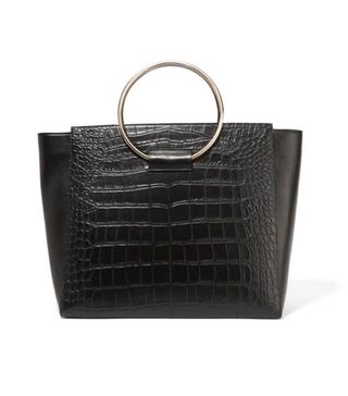 Little Liffner + Ring Croc-Effect Leather Tote