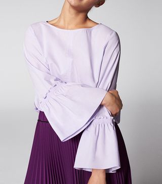 Violeta by Mango + Flared Sleeve Blouse