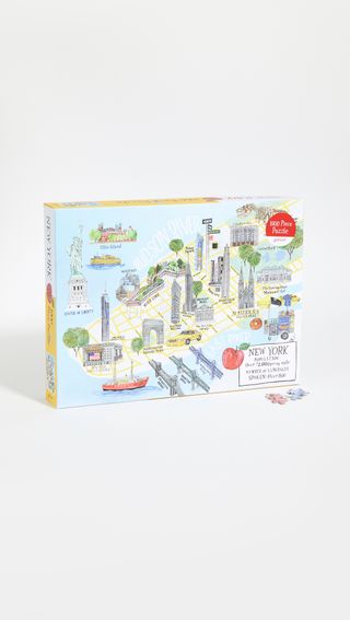 Shopbop @ Home + New York City Map 1000 Piece Puzzle