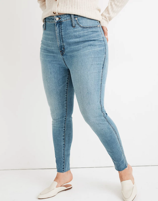 Madewell + 10-Inch High-Rise Skinny Jeans in Highview Wash