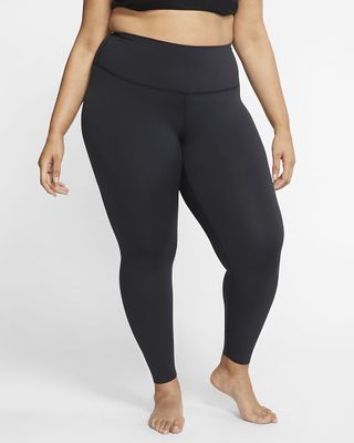 Nike + Luxe High-Waisted 7/8 Infinalon Leggings (Plus Size)