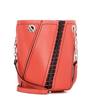 Proenza Schouler + Mini Hex Leather Bucket Bag