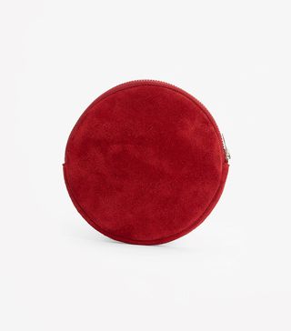 COS + Round Suede Purse