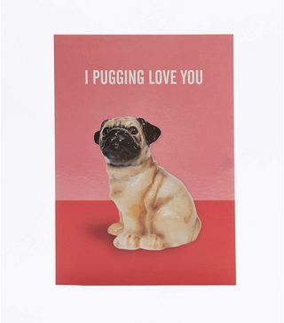 Urban Outfitters + Pugging Love You Card