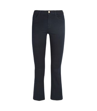 J Brand + Selena Cropped Mid-Rise Flared Jeans