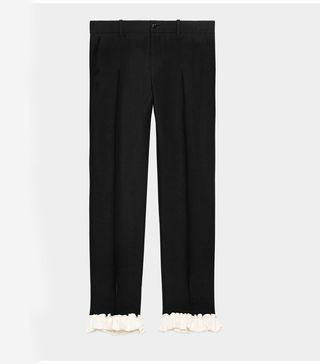 Gucci + Silk Wool Ankle Pant