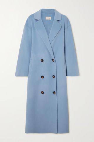 Ami Paris + Wool-Blend Twill Coat