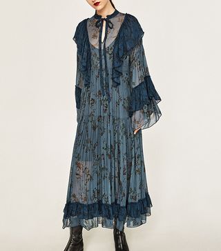 Zara + Long Studio Frilled Dress