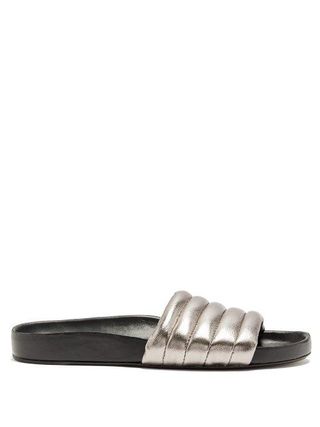 Isabel Marant + Hellea Quilted Leather Slides