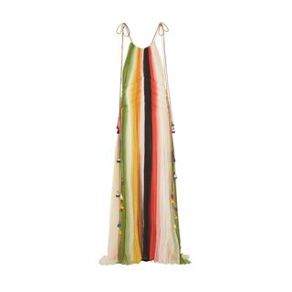 Chloé + Tasseled Striped Dress