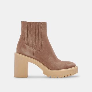 Dolce Vita + Caster H2o Booties Mushroom Suede