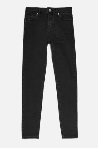 Topshop + Washed Black Sidney Jeans