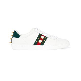 Gucci + Ace Metallic Ayers-Trimmed