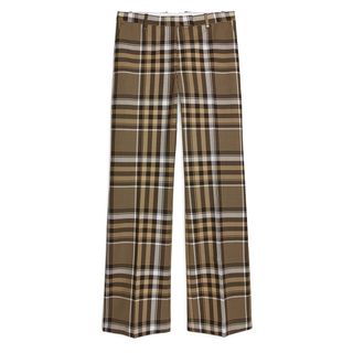 Arket + Checked Cotton Trousers
