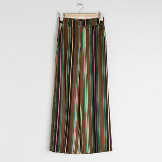 & Other Stories + Multicoloured Stripe Trousers