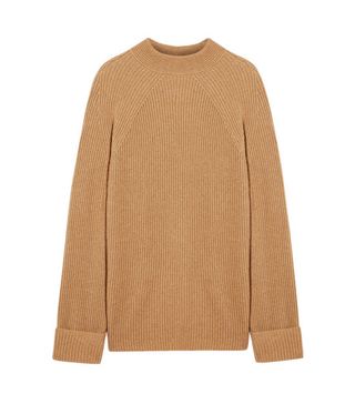 The Row + Angel Oversized Ribbed Cashmere and Silk-Blend Sweater