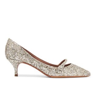 Tabitha Simmons + Layton Glittered Leather Pumps