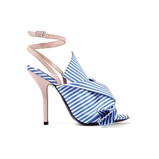 No.21 + Knotted Stripe Strappy Sandals