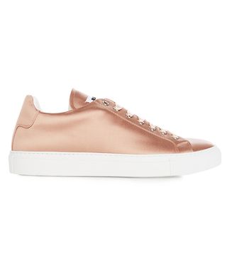 Jil Sander + Low-Top Satin Trainers