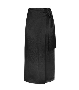 Topshop + Buckle Drape Skirt