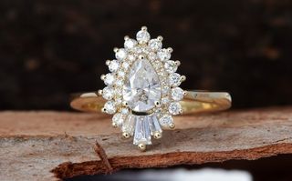 Etsy + Gatsby Vintage Engagement Ring-1 Carat Diamond Engagement Ring